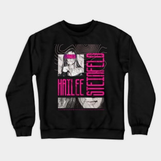 Hailee Steinfeld Music Poster Design Crewneck Sweatshirt